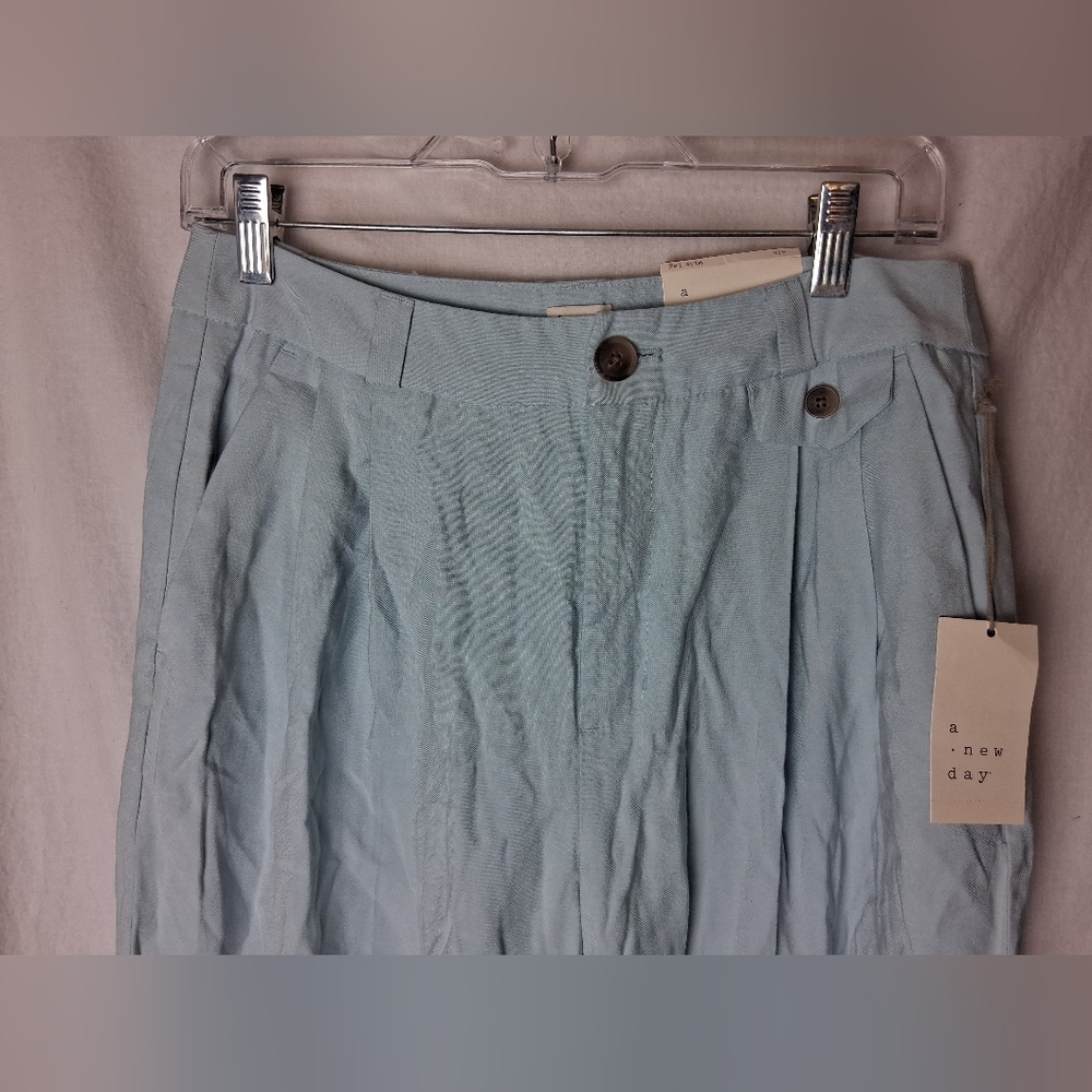 A New Day Light Blue Women's Pants Size 4 - Picture 2 of 6
